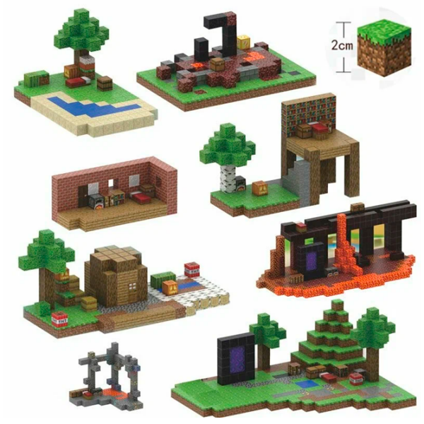 Constructor My World Magnetic Cube Building Sets Multicolor Numărul de piese 48, 10+ photo 3