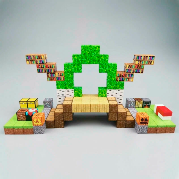 Constructor My World Magnetic Cube Building Sets Multicolor Numărul de piese 48, 10+ photo 5
