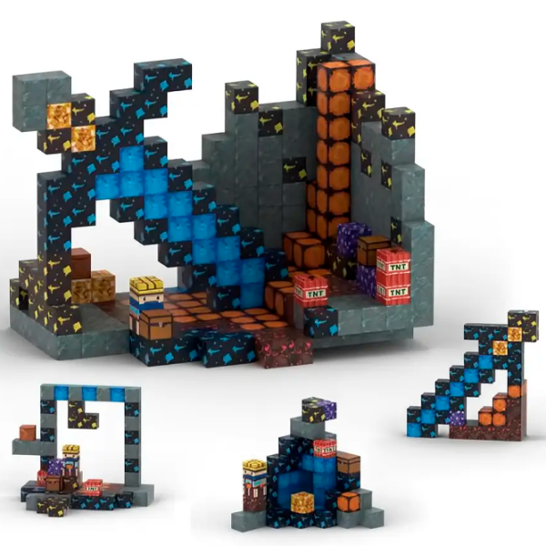 Constructor My World Magnetic Cube Building Sets Multicolor Numărul de piese 320, 10+ photo 2