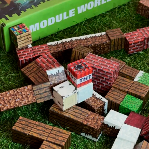 Constructor My World Magnetic Cube Building Sets Multicolor Numărul de piese 32, 10+ photo 6