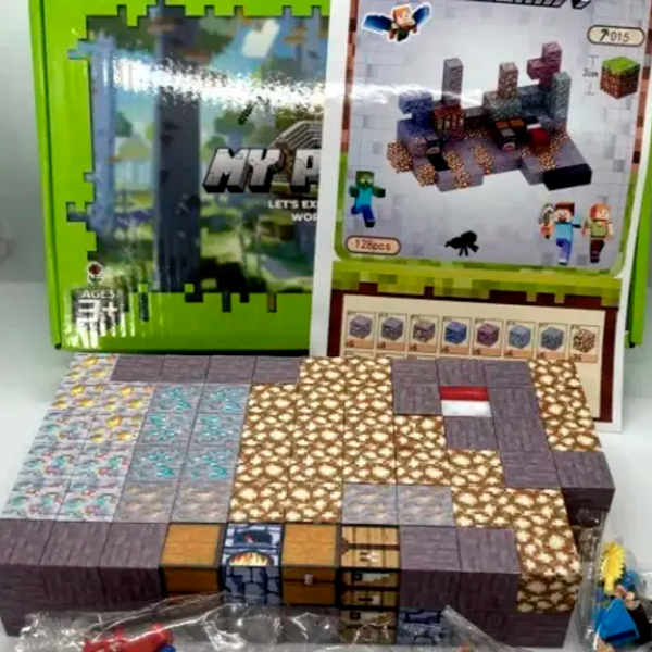 Constructor My World Magnetic Cube Building Sets Multicolor Numărul de piese 128, 10+ photo 5
