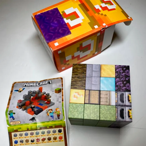 Constructor My World Magnetic Cube Building Sets Multicolor Numărul de piese 64, 10+ photo 4