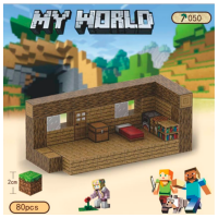 Constructor My World Magnetic Cube Building Sets Multicolor Numărul de piese 80, 10+