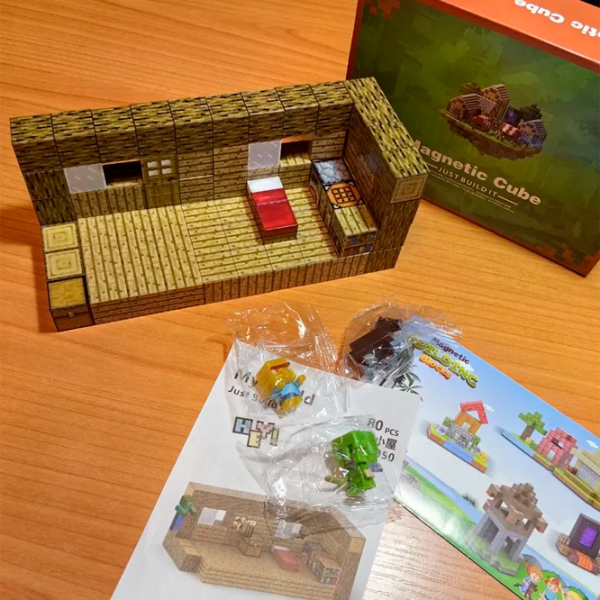 Constructor My World Magnetic Cube Building Sets Multicolor Numărul de piese 80, 10+ photo 4