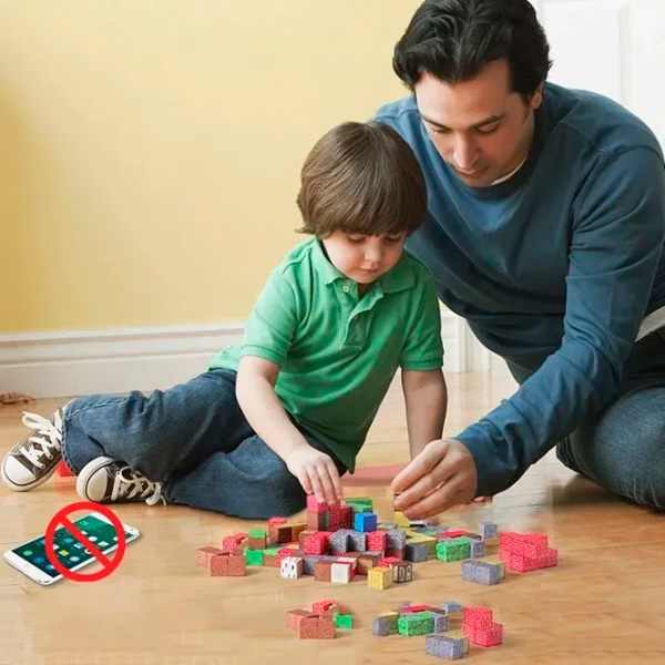 Constructor My World Magnetic Cube Building Sets Multicolor Numărul de piese 190, 10+ photo 3