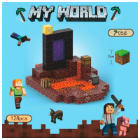 Constructor My World Magnetic Cube Building Sets Multicolor Numărul de piese 128, 10+