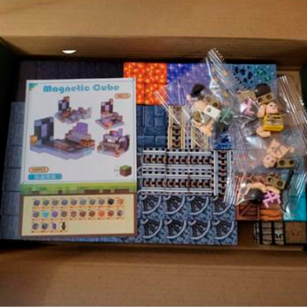 Constructor My World Magnetic Cube Building Sets Multicolor Numărul de piese 128, 10+ photo 5
