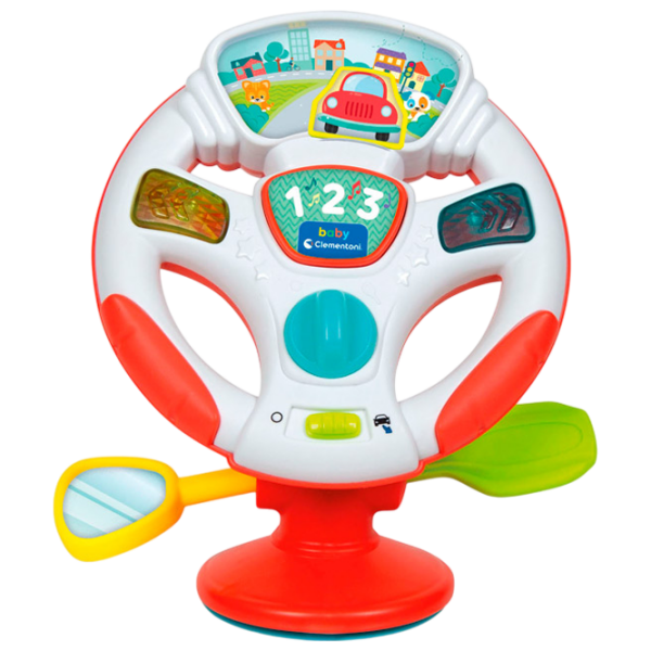 Интерактивная игрушка Clementoni Activity Wheel Turn and Drive 17899 Красный 1+ photo 2