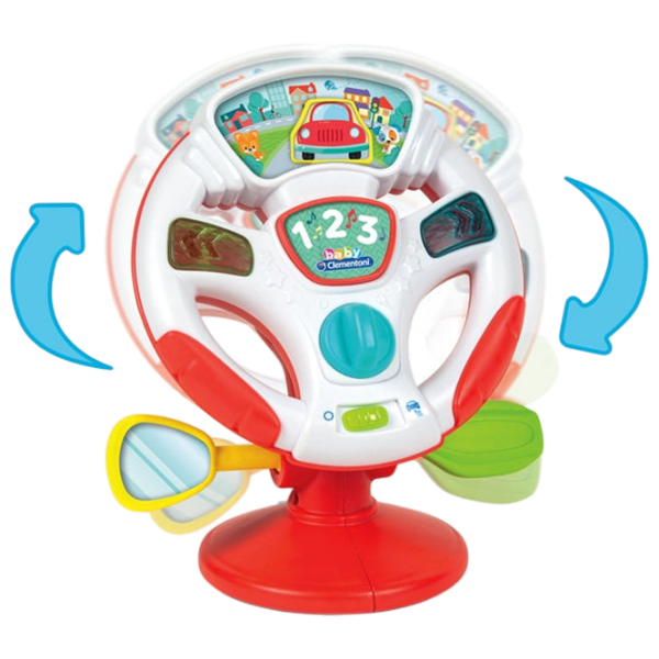 Интерактивная игрушка Clementoni Activity Wheel Turn and Drive 17899 Красный 1+ photo 4