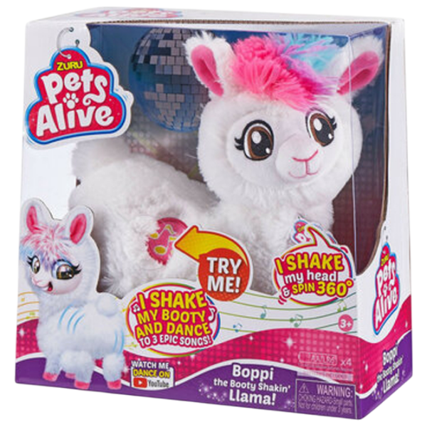 Мягкая игрушка Zuru Pets Alive Llama 668 Белый 2+ photo 3