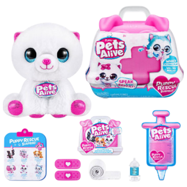 Jucărie moale Zuru Pets Alive Puppy Rescue 9540 Multicolor 3+ photo 1