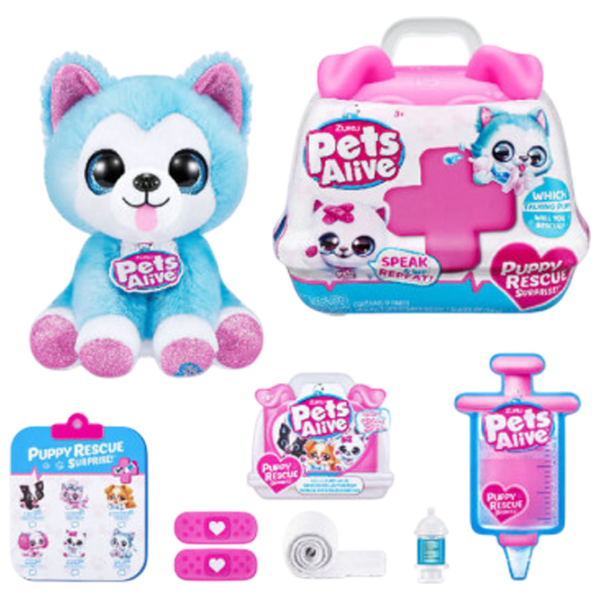 Jucărie moale Zuru Pets Alive Puppy Rescue 9540 Multicolor 3+ photo 4