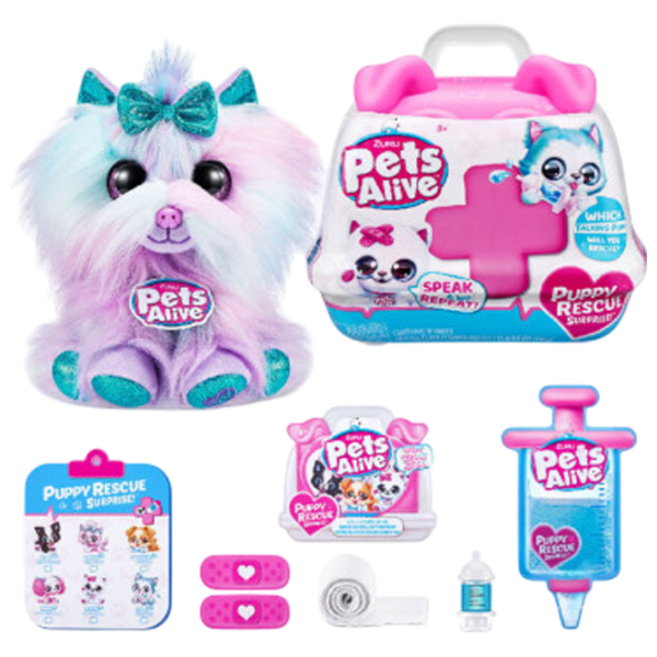 Jucărie moale Zuru Pets Alive Puppy Rescue 9540 Multicolor 3+ photo 5