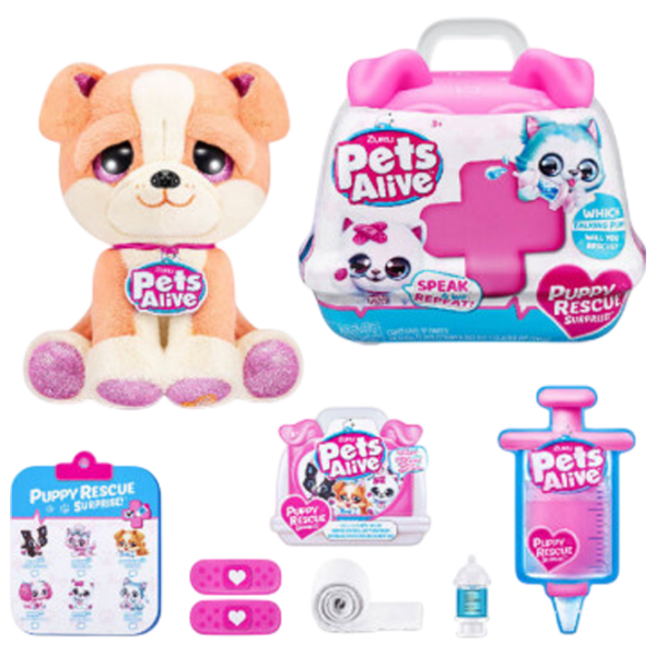 Jucărie moale Zuru Pets Alive Puppy Rescue 9540 Multicolor 3+ photo 6