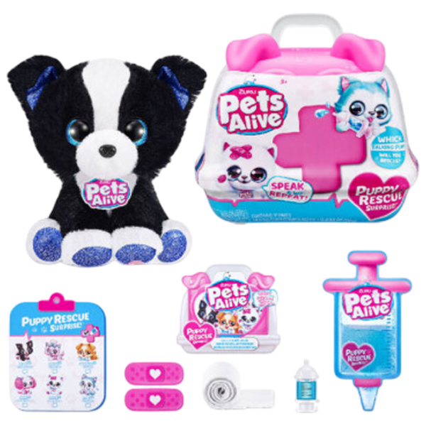 Jucărie moale Zuru Pets Alive Puppy Rescue 9540 Multicolor 3+ photo 7