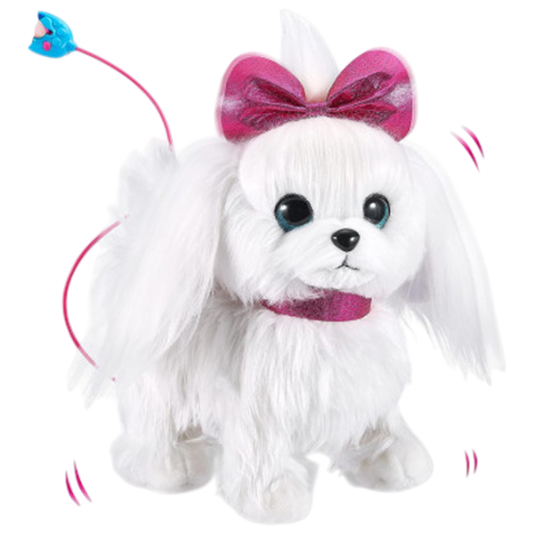 Jucărie moale Zuru Pets Alive Paw Paw Puppy 9531 White 3+ photo 3