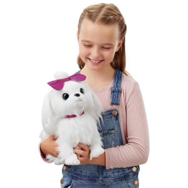 Jucărie moale Zuru Pets Alive Paw Paw Puppy 9531 White 3+ photo 5