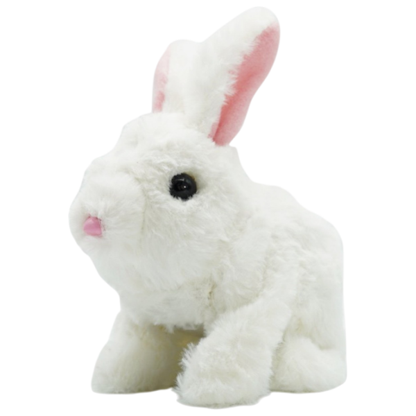 Мягкая игрушка Pugs At Play Hopper Jumping Rabbit RA004-4 Белый 1+ photo 1