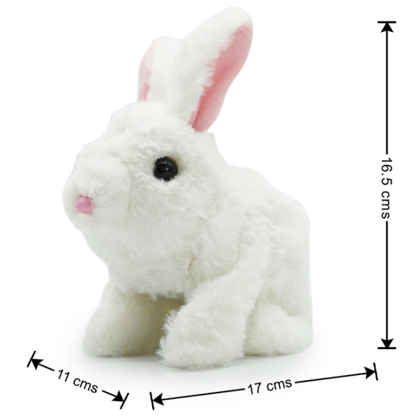 Мягкая игрушка Pugs At Play Hopper Jumping Rabbit RA004-4 Белый 1+ photo 4
