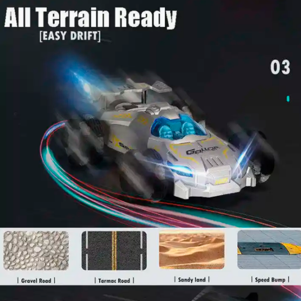 Машинка Gallop Spray Drift Car CX-1203B
Черный
Черный  photo 4