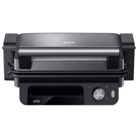 Grill electric Braun CG 5033 IGY Black 2000 W, Contact, Barbecue, 230 °С