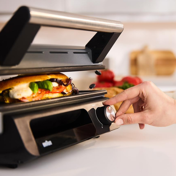Grill electric Braun CG 5033 IGY Black 2000 W, Contact, Barbecue, 230 °С photo 4