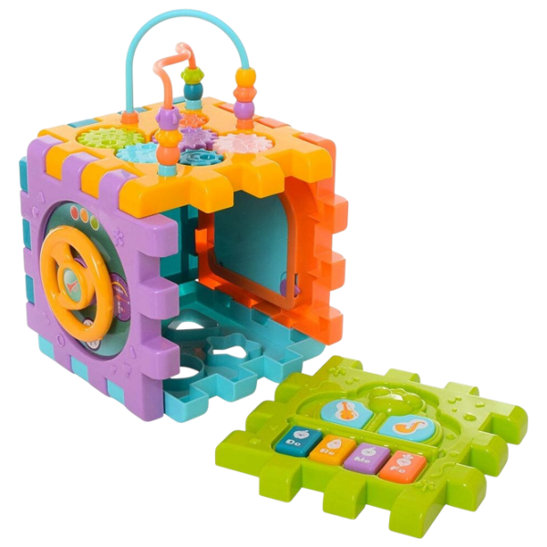 Развивающий набор Huanger Activity cube HE0527 Разноцветный 1+ photo 2