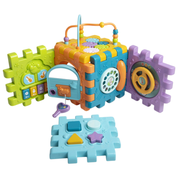 Развивающий набор Huanger Activity cube HE0527 Разноцветный 1+ photo 3