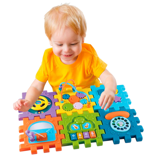 Развивающий набор Huanger Activity cube HE0527 Разноцветный 1+ photo 6