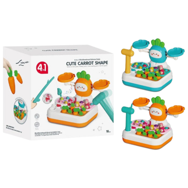 Joc educativ Bibiin Cute Carrot Shape 688-80 Multicolor 1.5+