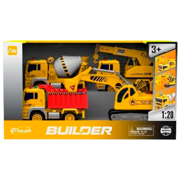 Set de mașini Optmarket Wenyi Builder 201997219
Black
Yellow