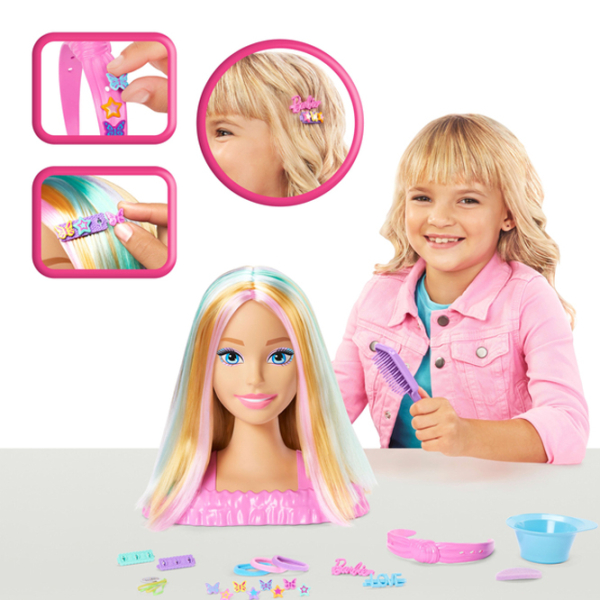 Păpușă Mattel Blonde Hair bust păpușă JFG81 3+ photo 6