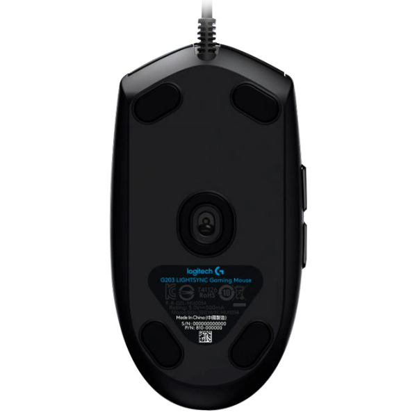 Mouse Logitech G203 Black Cu fir / 8000 dpi photo 6
