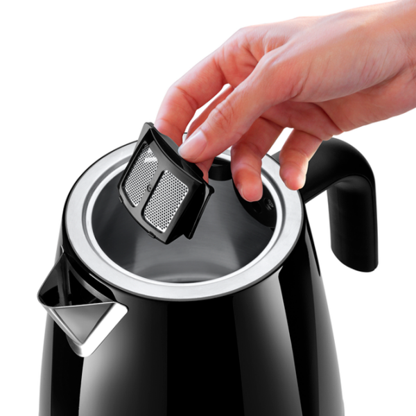 Электрочайник DeLonghi KBY 2011 Черный 2200 Вт, 1.7л, Внутреннее покрытие: Нержавеющая сталь photo 3