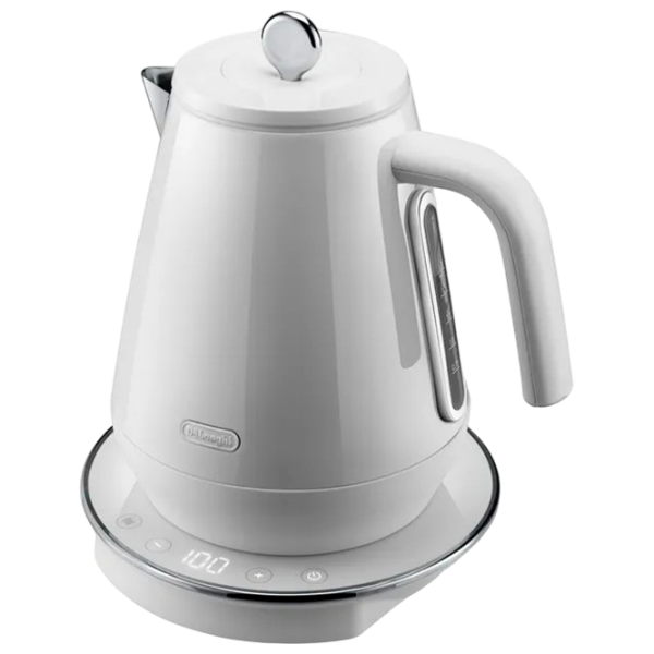 Ceainic electric DeLonghi KBY 2011 White 2200 W, 1.7l, Material interior: Inox photo 1