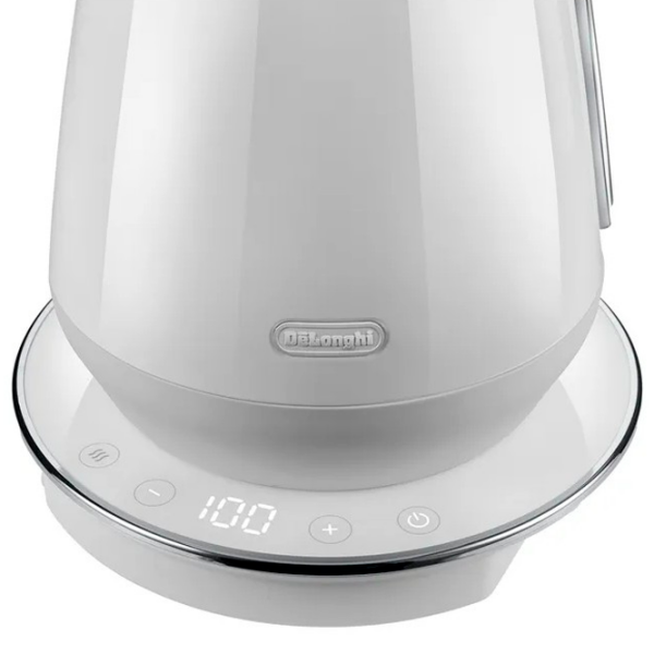 Ceainic electric DeLonghi KBY 2011 White 2200 W, 1.7l, Material interior: Inox photo 2