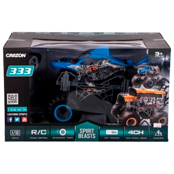 Машинка Optmarket Crazon Big shark 200976954
Разноцветный
Разноцветный