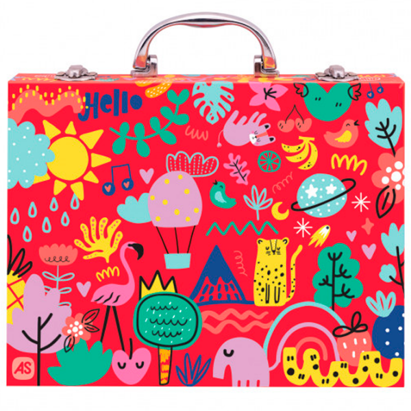 Креативный набор HappiHobbi Art Case My world 1038-82060 Красный Для детей, 3+ photo 3