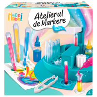 Set de creație HappiHobbi Markers Workshop 1038-22006 Blue Pentru copii, 5+