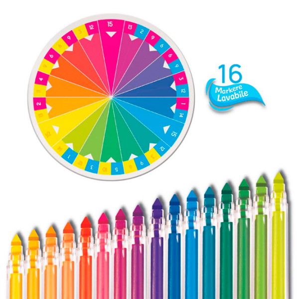 Креативный набор HappiHobbi Markers Workshop 1038-22006 Синий Для детей, 5+ photo 5
