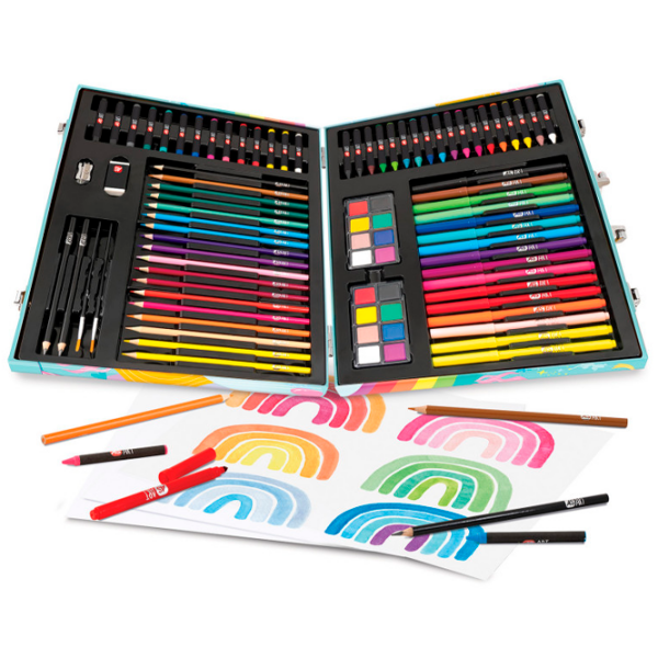 Set de creație HappiHobbi Art Case Unicorn 1038-82058 Green Pentru copii, 3+ photo 3