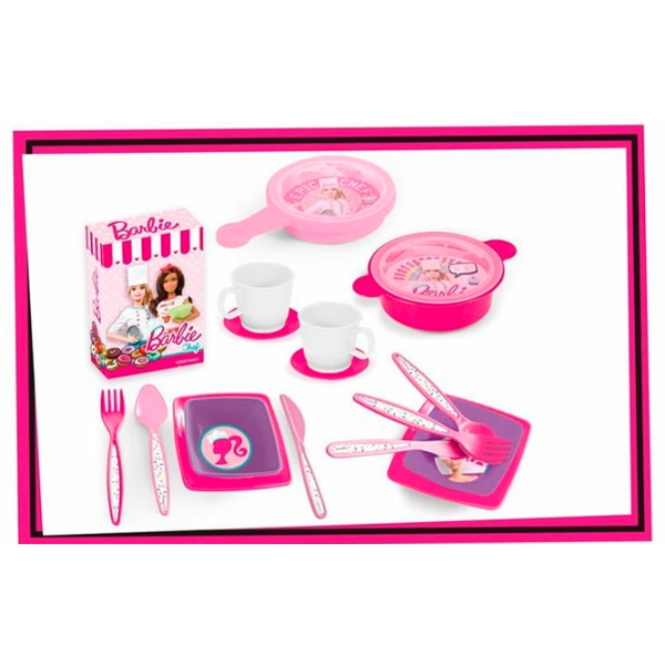 Интерактивная игрушка Dolu Barbie Dishwasher 1612 Розовый Для девочек, 3+ photo 4