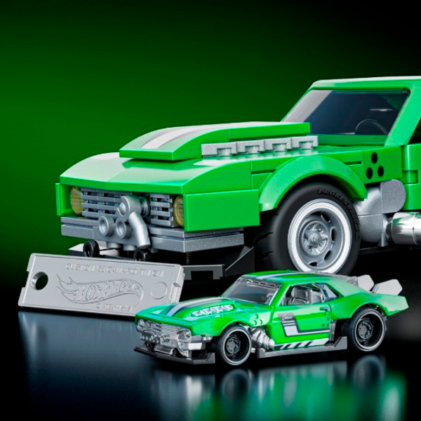Constructor Mattel Custom 68 Camaro Green Numărul de piese 289, 10+ photo 3