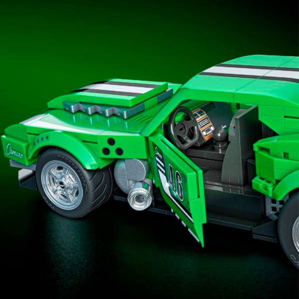Constructor Mattel Custom 68 Camaro Green Numărul de piese 289, 10+ photo 4