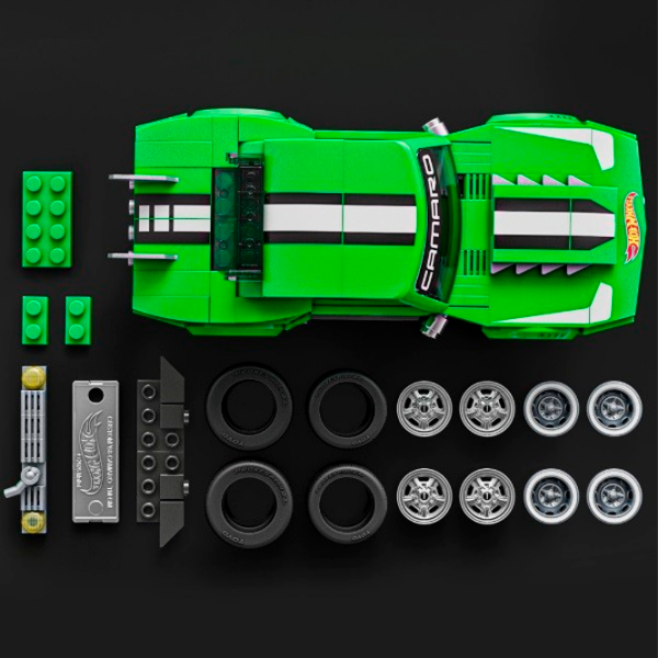 Constructor Mattel Custom 68 Camaro Green Numărul de piese 289, 10+ photo 6
