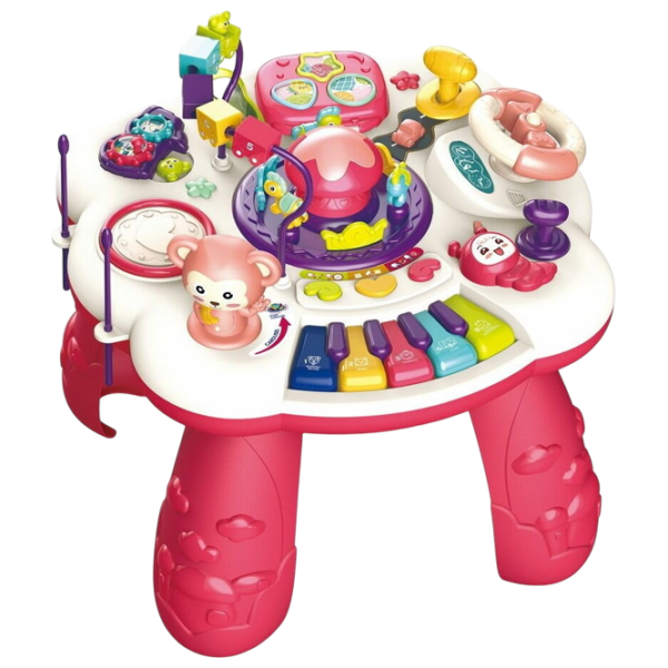 Joc educativ Bibiin Learning Desk 648A-51 Pink 0+