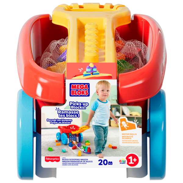 Constructor Mattel First Builders Red Numărul de piese 20, 1+ photo 1