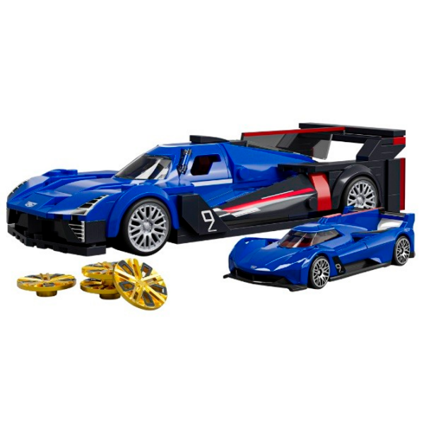 Constructor Mattel Cadillac Project GTP Blue Numărul de piese 236, 10+ photo 2