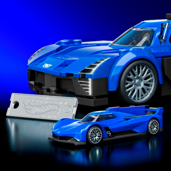 Constructor Mattel Cadillac Project GTP Blue Numărul de piese 236, 10+ photo 5