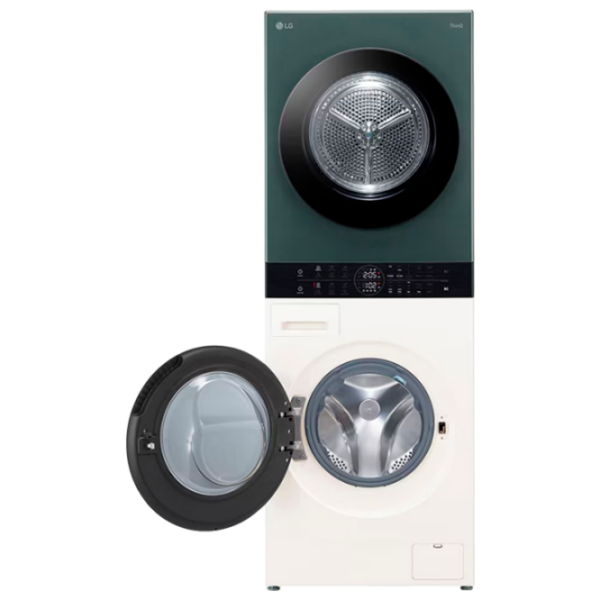 Mașină de spălat cu uscător LG WT1210EGF Green Beige 12 kg, 1400 rpm, A+++ photo 9